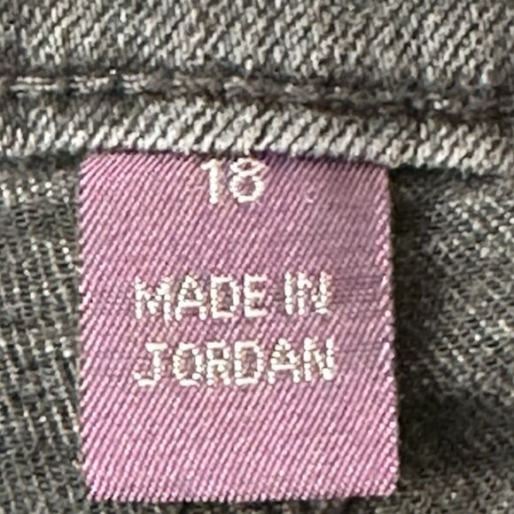 Gloria Vanderbilt Jeans All Around Slimming Effect Black Women’s Size 18 - Picture 6 of 14